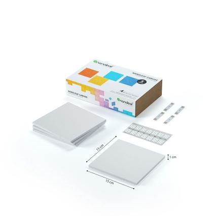 Nanoleaf - SADA 4x LED RGB Stmívatelný panel CANVAS LED/1W/230V Wi-Fi