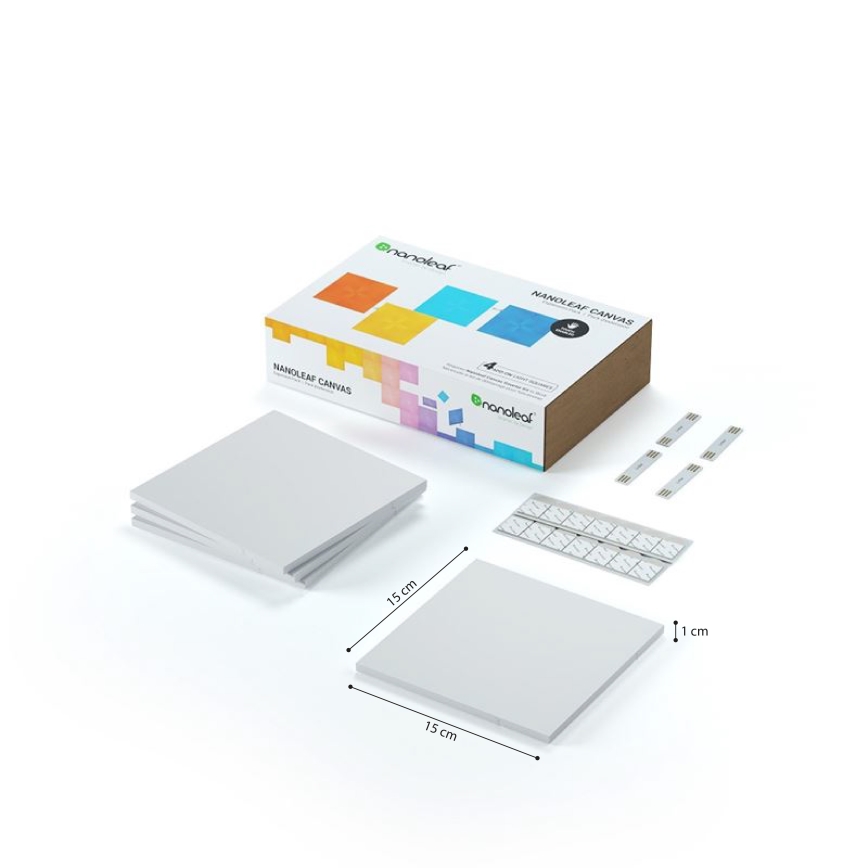 Nanoleaf - SADA 4x LED RGB Stmívatelný panel CANVAS LED/1W/230V Wi-Fi