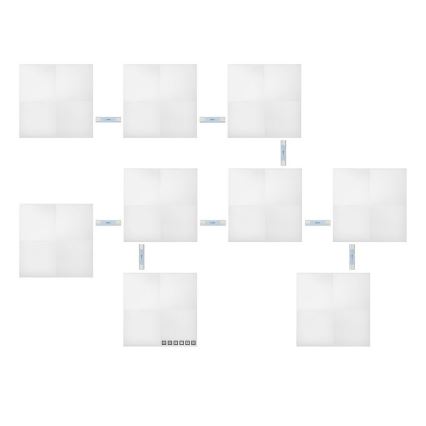 Nanoleaf - SADA 9x LED RGB Stmívatelný panel CANVAS LED/1W/230V 1200-6500K Wi-Fi