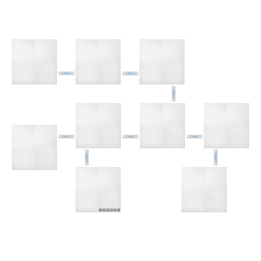 Nanoleaf - SADA 9x LED RGB Stmívatelný panel CANVAS LED/1W/230V 1200-6500K Wi-Fi