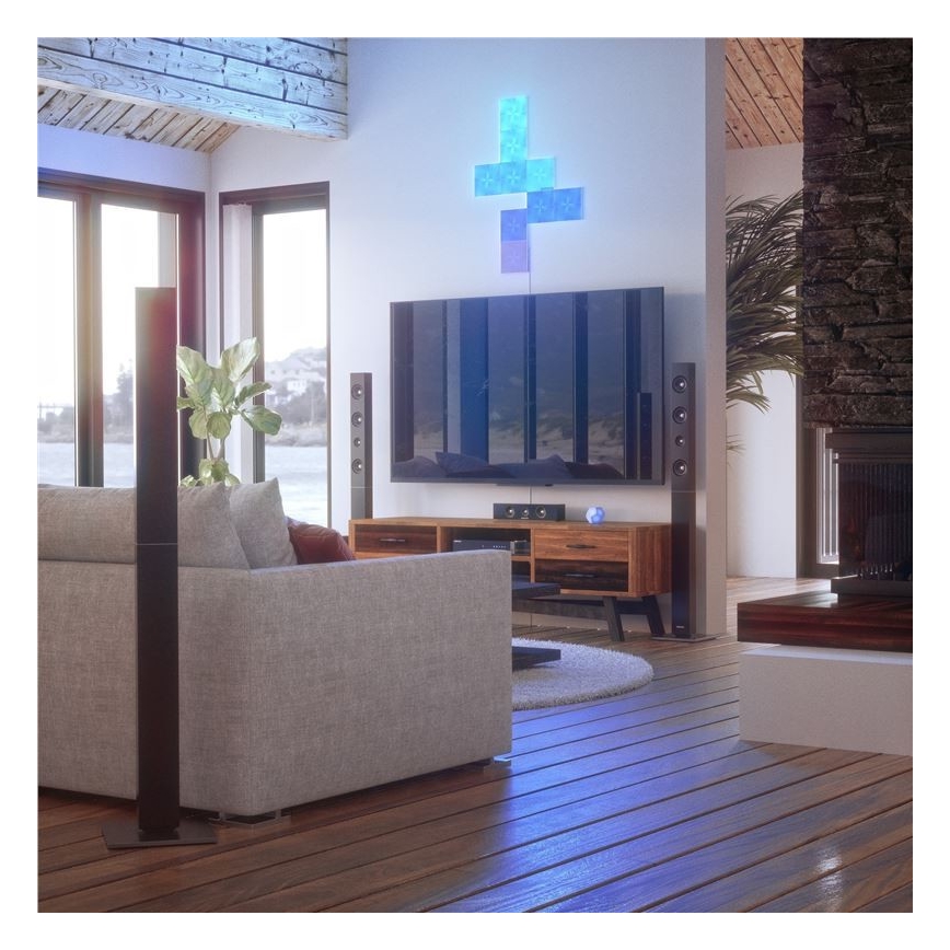 Nanoleaf - SADA 9x LED RGB Stmívatelný panel CANVAS LED/1W/230V 1200-6500K Wi-Fi