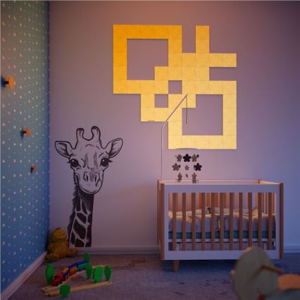 Nanoleaf - SADA 9x LED RGB Stmívatelný panel CANVAS LED/1W/230V 1200-6500K Wi-Fi