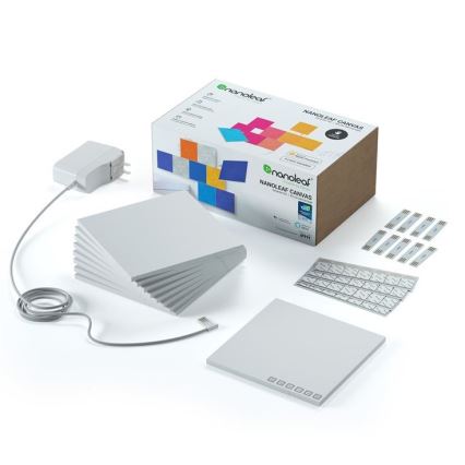 Nanoleaf - SADA 9x LED RGB Stmívatelný panel CANVAS LED/1W/230V 1200-6500K Wi-Fi