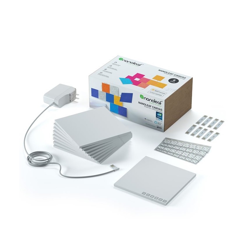 Nanoleaf - SADA 9x LED RGB Stmívatelný panel CANVAS LED/1W/230V 1200-6500K Wi-Fi