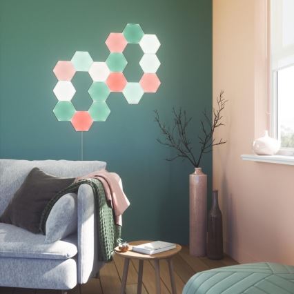 Nanoleaf - SADA 3x LED RGB Stmívatelný panel SHAPES HEXAGONS LED/2W/230V Wi-Fi