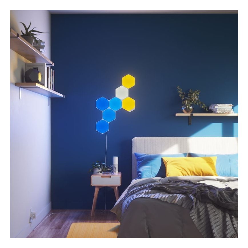 Nanoleaf - SADA 5x LED RGB Stmívatelný panel SHAPES HEXAGON LED/2W/230V Wi-Fi