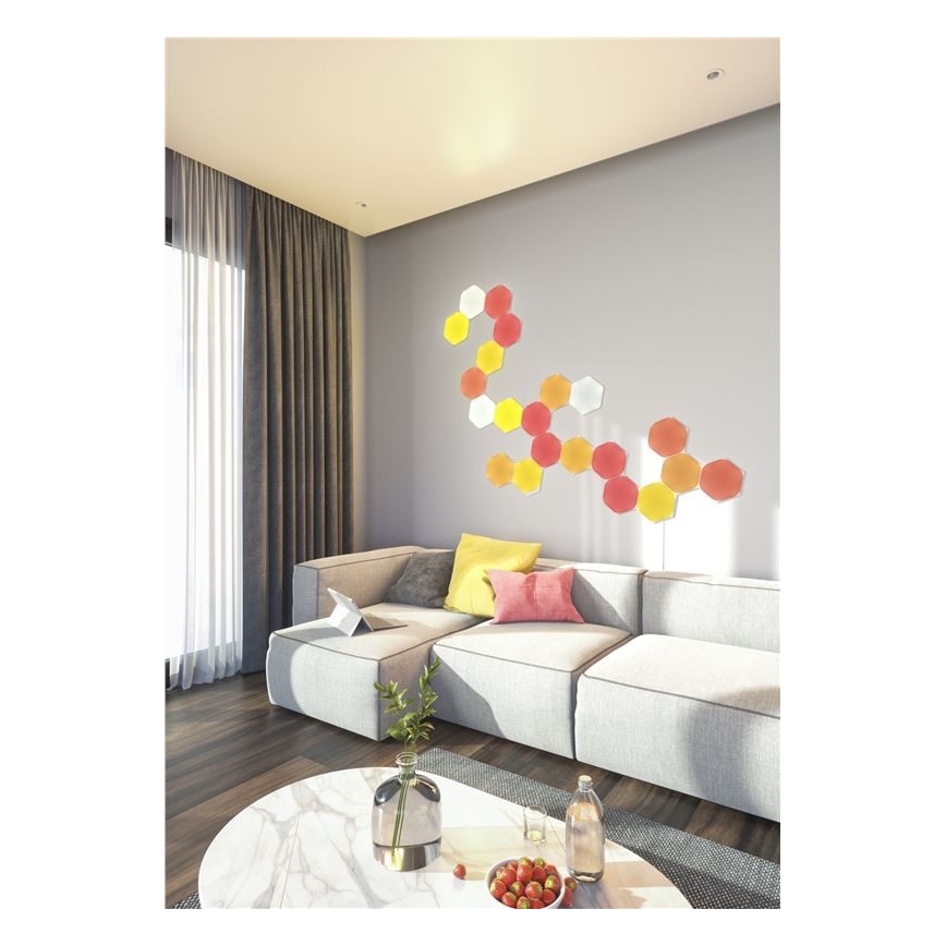 Nanoleaf - SADA 5x LED RGB Stmívatelný panel SHAPES HEXAGON LED/2W/230V Wi-Fi