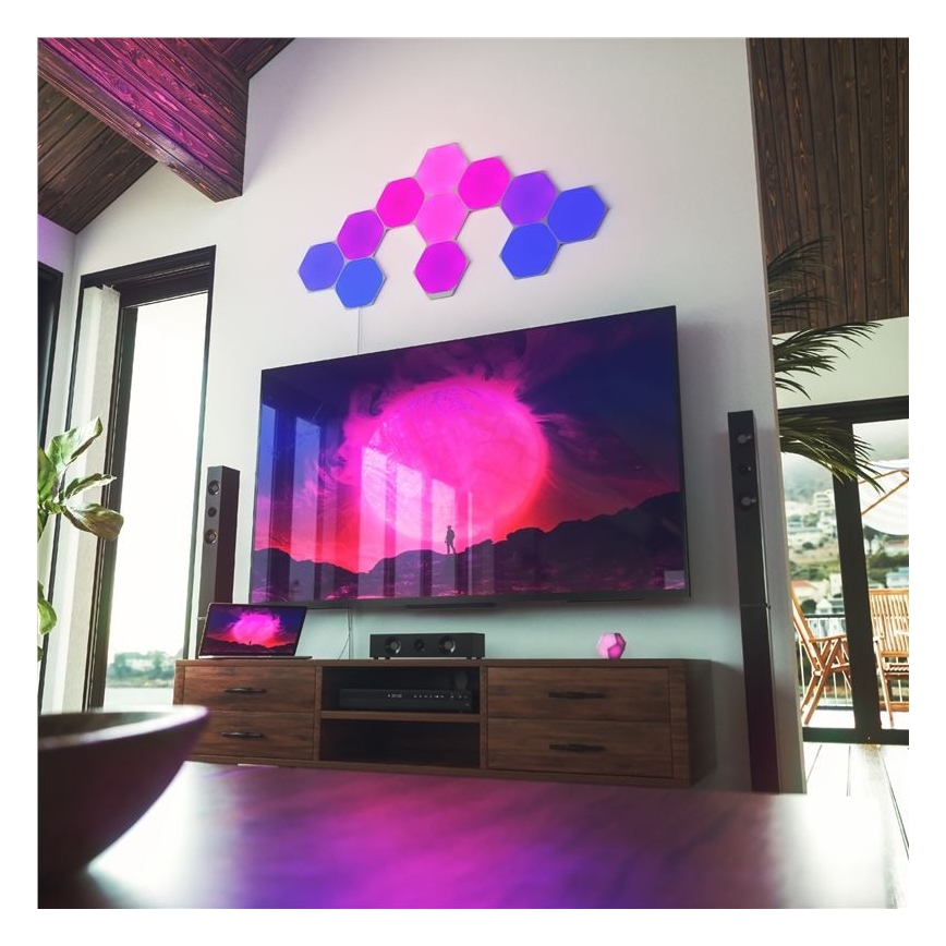 Nanoleaf - SADA 5x LED RGB Stmívatelný panel SHAPES HEXAGON LED/2W/230V Wi-Fi