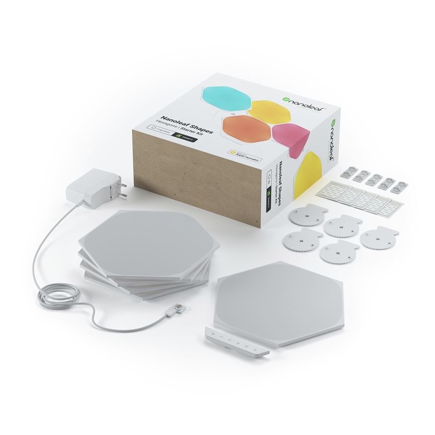 Nanoleaf - SADA 5x LED RGB Stmívatelný panel SHAPES HEXAGON LED/2W/230V Wi-Fi