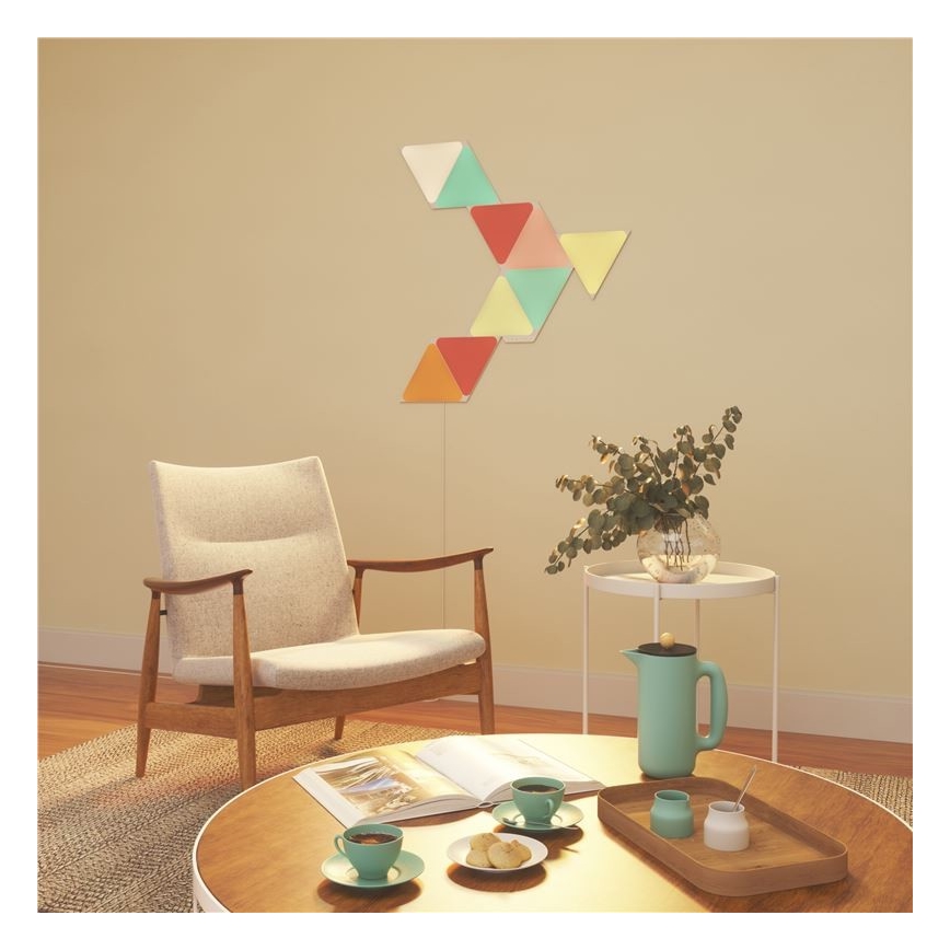 Nanoleaf - SADA 9x LED RGB Stmívatelný panel TRIANGLES LED/1,5W/230V Wi-Fi