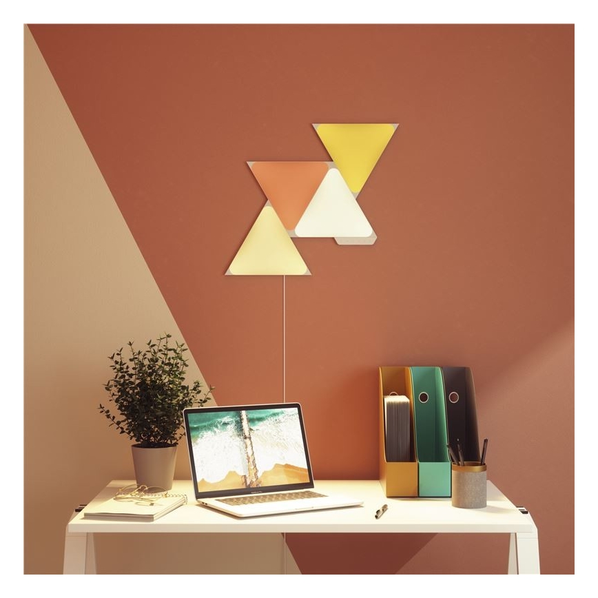 Nanoleaf - SADA 4x LED RGB Stmívatelný panel TRIANGLES LED/1,5W/230V Wi-Fi