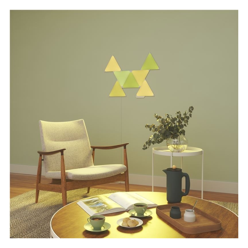 Nanoleaf - SADA 4x LED RGB Stmívatelný panel TRIANGLES LED/1,5W/230V Wi-Fi