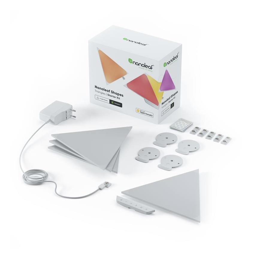 Nanoleaf - SADA 4x LED RGB Stmívatelný panel TRIANGLES LED/1,5W/230V Wi-Fi