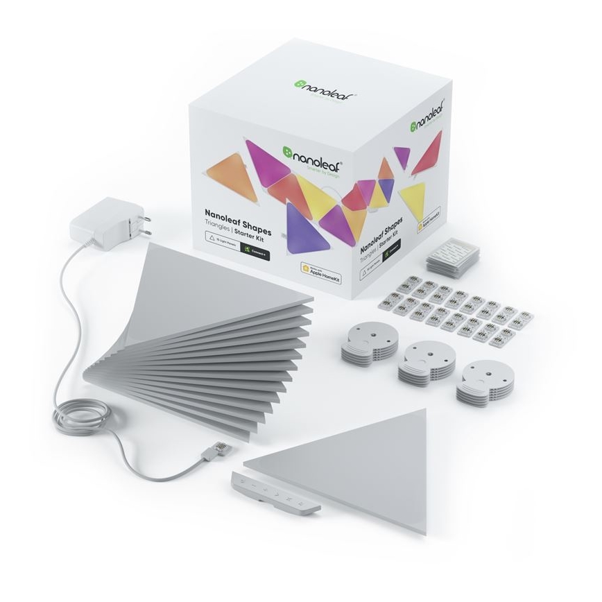 Nanoleaf - SADA 15x LED RGB Stmívatelný panel TRIANGLES LED/1,5/230V Wi-Fi