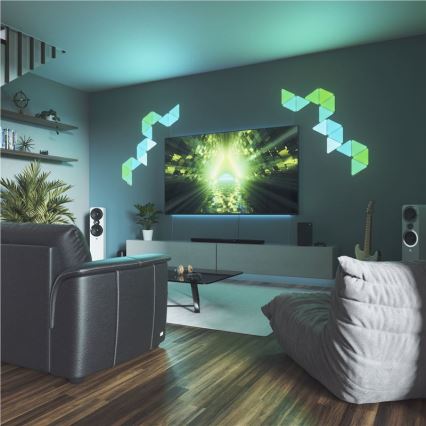 Nanoleaf - SADA 15x LED RGB Stmívatelný panel TRIANGLES LED/1,5/230V Wi-Fi