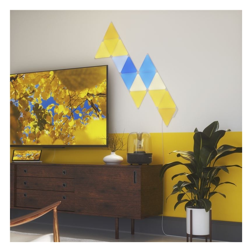 Nanoleaf - SADA 15x LED RGB Stmívatelný panel TRIANGLES LED/1,5/230V Wi-Fi