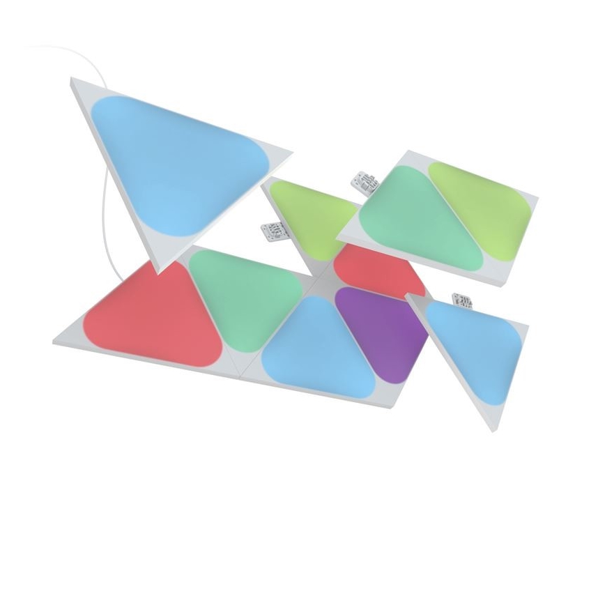 Nanoleaf - Rozšiřovací SADA 10x LED RGB Stmívatelný panel TRIANGLES LED/0,5W/230V Wi-Fi