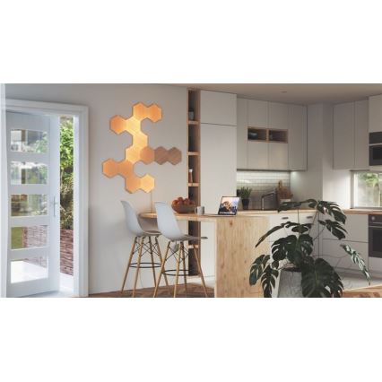 Nanoleaf - SADA 13x LED Stmívatelný panel HEXAGONS LED/2W/230V Wi-Fi