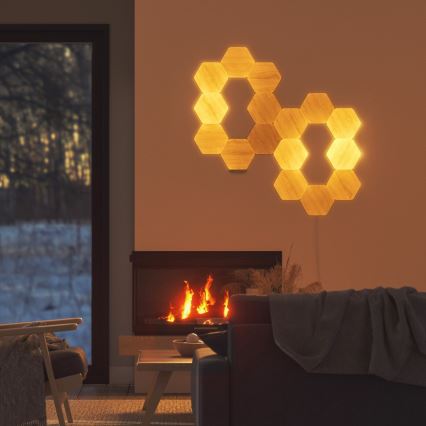 Nanoleaf - SADA 13x LED Stmívatelný panel HEXAGONS LED/2W/230V Wi-Fi