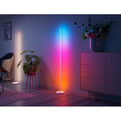 Nanoleaf - LED RGBW Stmívatelná stojací lampa LED/22W/230V 2200-6500K Wi-Fi bílá