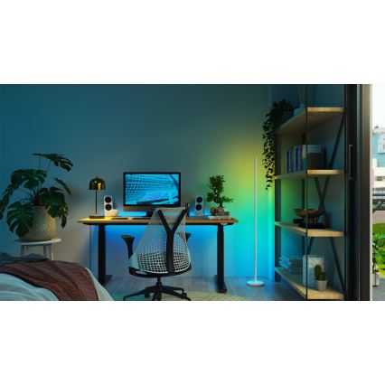 Nanoleaf - LED RGBW Stmívatelná stojací lampa LED/22W/230V 2200-6500K Wi-Fi bílá
