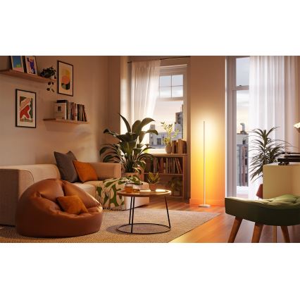 Nanoleaf - LED RGBW Stmívatelná stojací lampa LED/22W/230V 2200-6500K Wi-Fi bílá