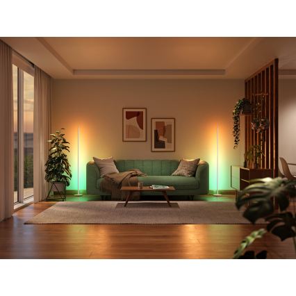 Nanoleaf - LED RGBW Stmívatelná stojací lampa LED/22W/230V 2200-6500K Wi-Fi bílá