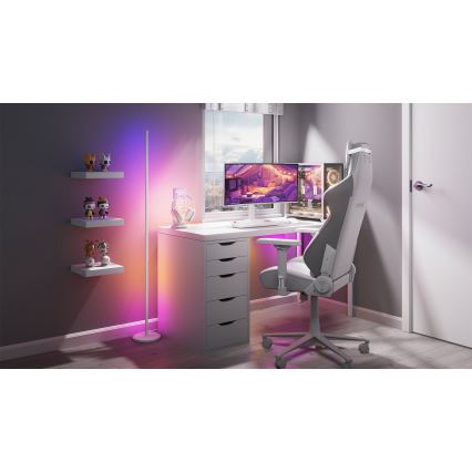Nanoleaf - LED RGBW Stmívatelná stojací lampa LED/22W/230V 2200-6500K Wi-Fi bílá