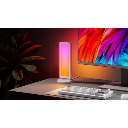 Nanoleaf - LED RGBIC Stmívatelná nabíjecí stolní stanice 3v1 5V 2700-6500K černá