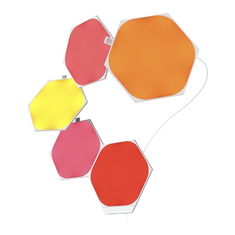 Nanoleaf - SADA 5x LED RGB Stmívatelný panel SHAPES HEXAGON LED/2W/230V Wi-Fi