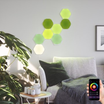 Nanoleaf - SADA 9x LED RGB Stmívatelný panel SHAPES HEXAGON LED/2W/230V