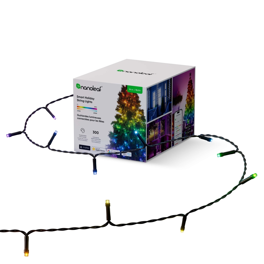 Nanoleaf - LED RGBW Venkovní  řetěz ESSENTIALS 300xLED 2x12m 2700-6500K Wi-Fi IP67