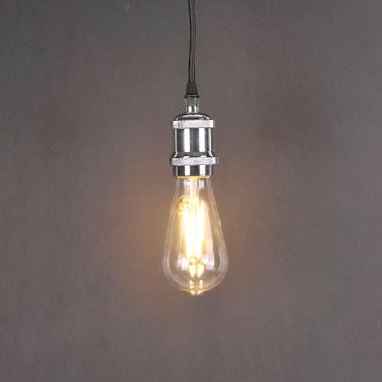 Napájecí kabel 1xE27/20W/230V lesklý chrom