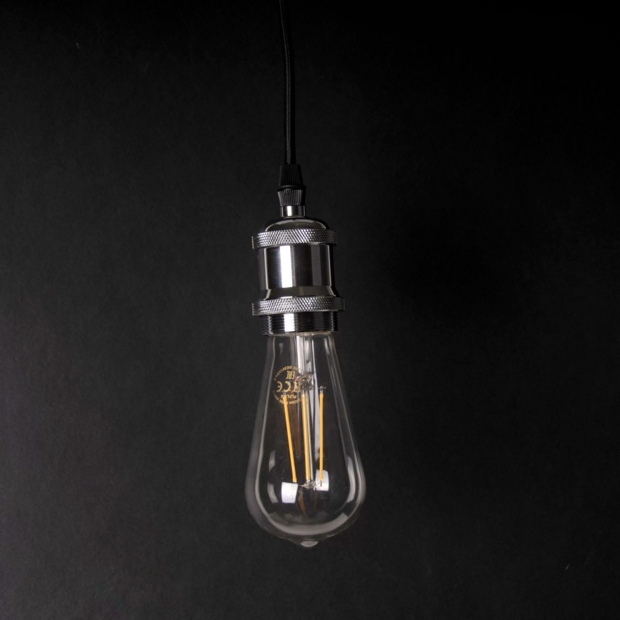 Napájecí kabel 1xE27/20W/230V lesklý chrom