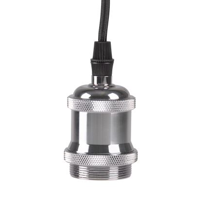 Napájecí kabel 1xE27/20W/230V lesklý chrom