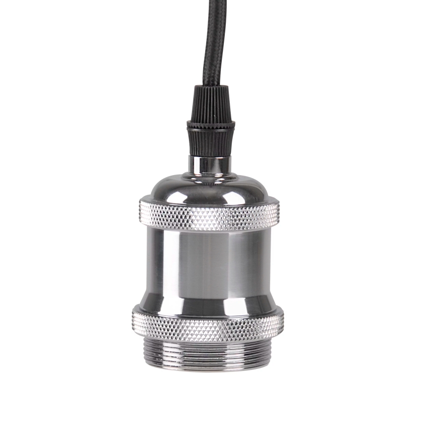 Napájecí kabel 1xE27/20W/230V lesklý chrom