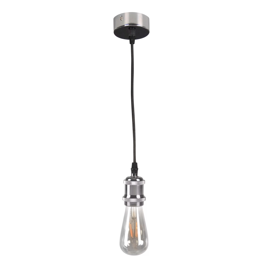 Napájecí kabel 1xE27/20W/230V lesklý chrom