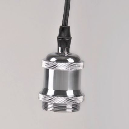 Napájecí kabel 1xE27/20W/230V lesklý chrom