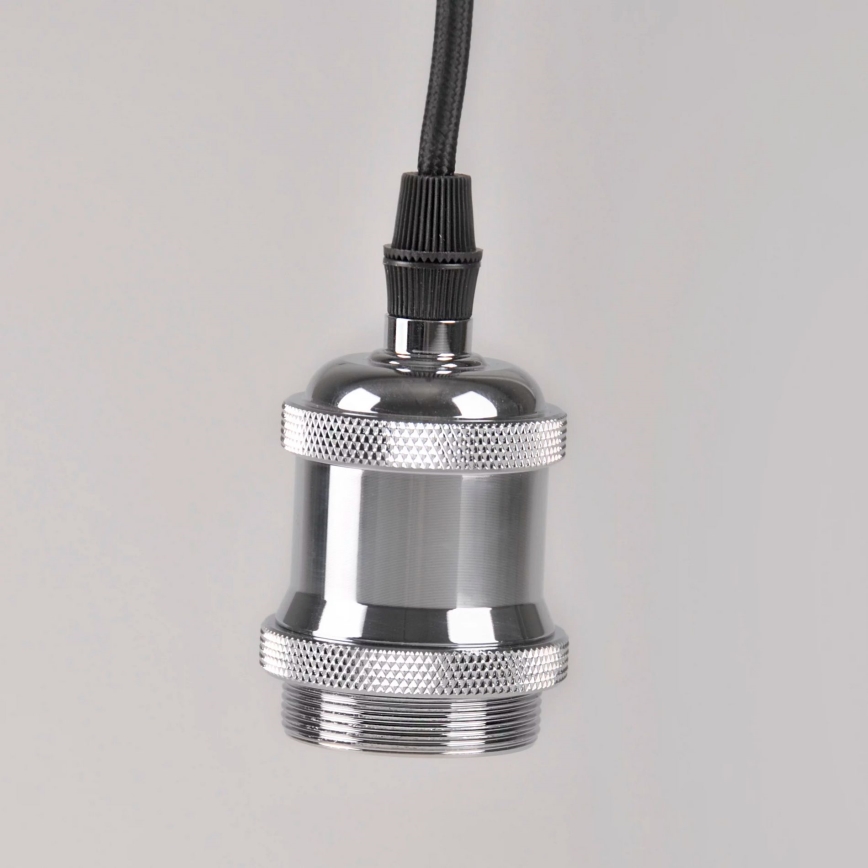 Napájecí kabel 1xE27/20W/230V lesklý chrom