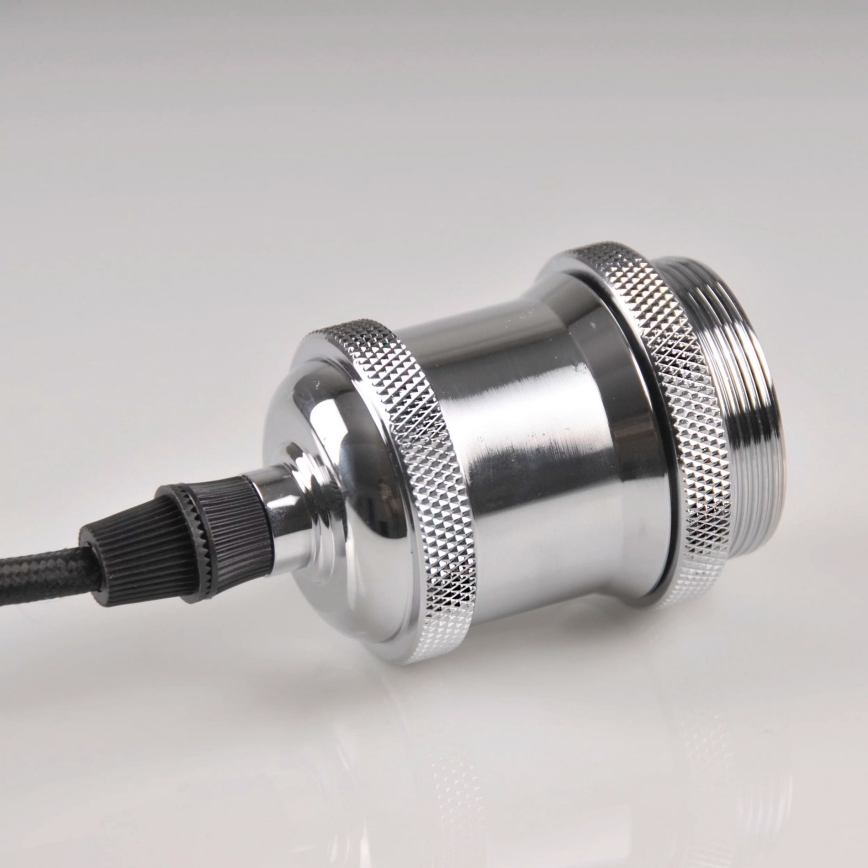 Napájecí kabel 1xE27/20W/230V lesklý chrom