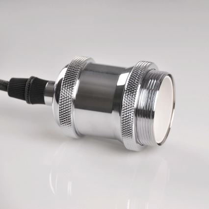 Napájecí kabel 1xE27/20W/230V lesklý chrom