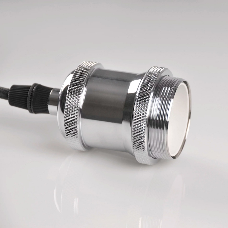 Napájecí kabel 1xE27/20W/230V lesklý chrom