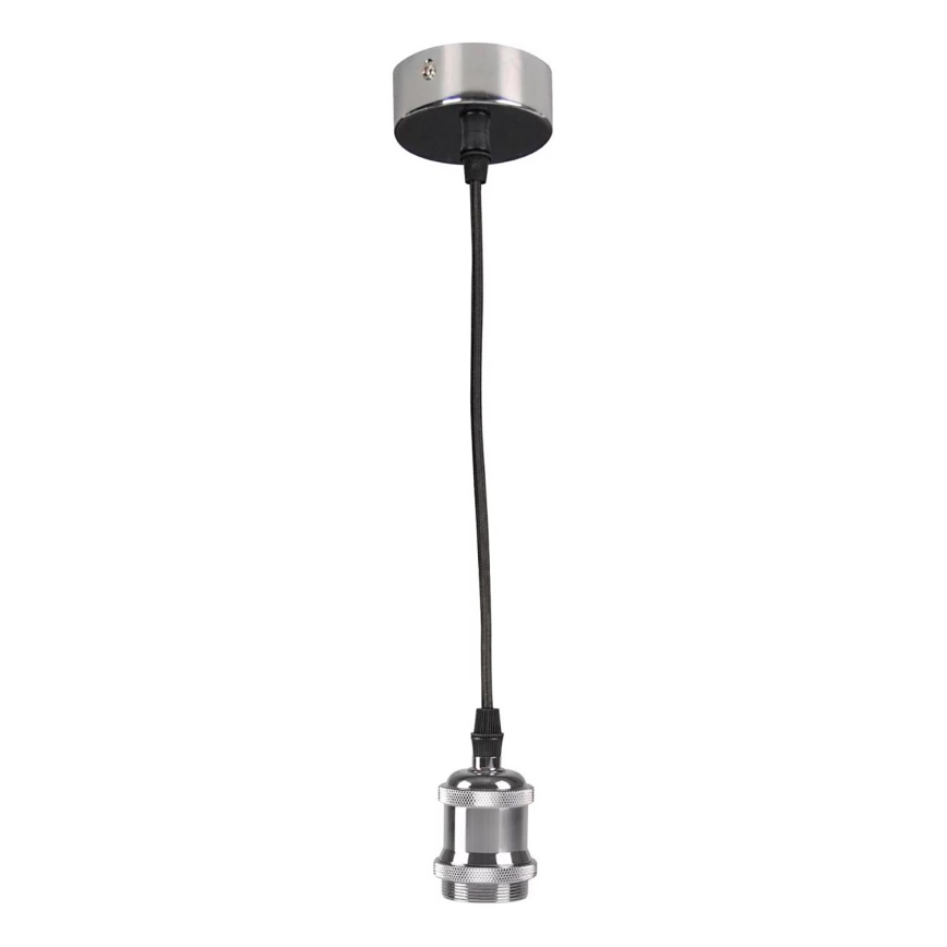 Napájecí kabel 1xE27/20W/230V lesklý chrom