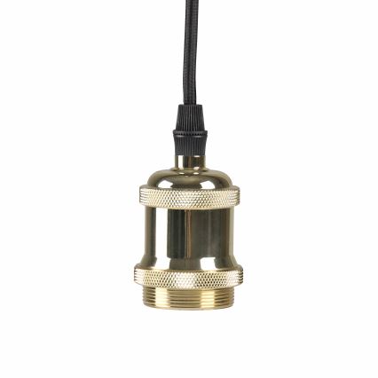 Napájecí kabel 1xE27/20W/230V zlatý