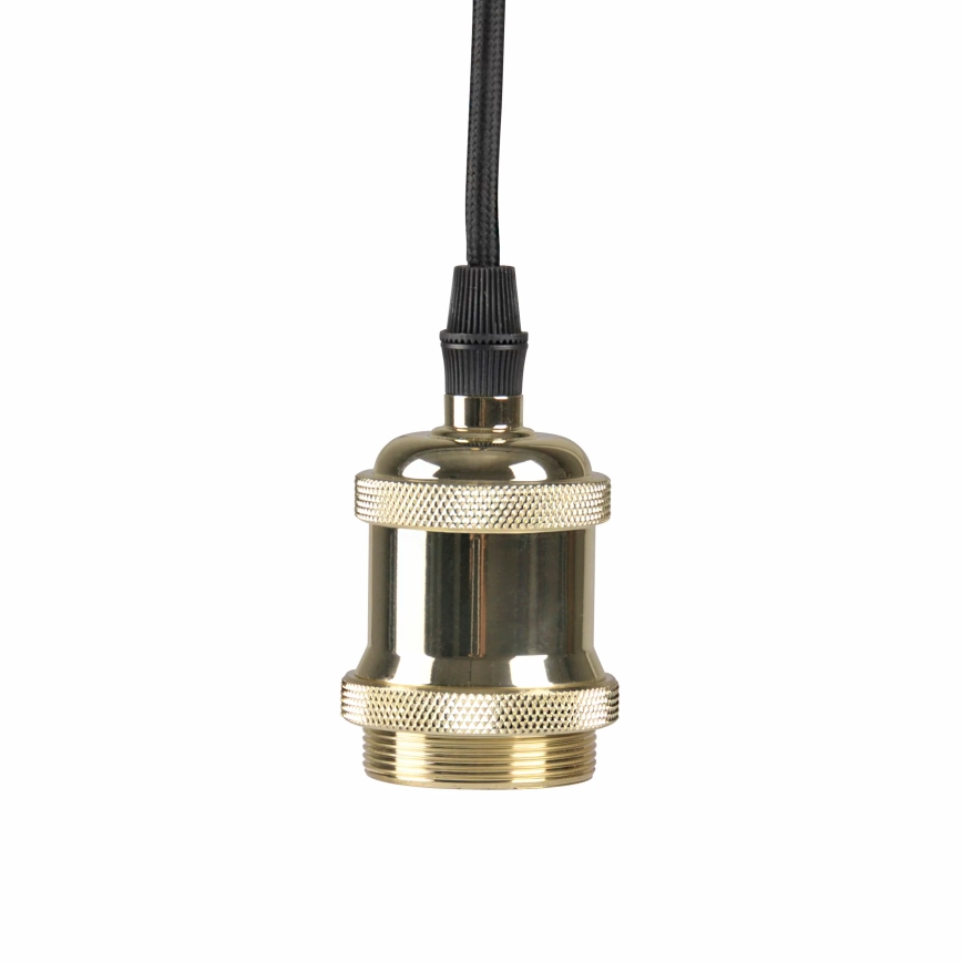 Napájecí kabel 1xE27/20W/230V zlatý