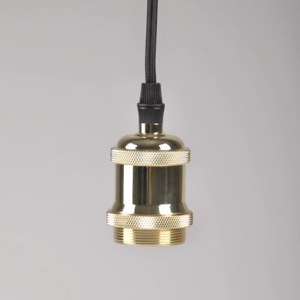 Napájecí kabel 1xE27/20W/230V zlatý