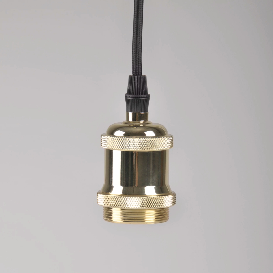 Napájecí kabel 1xE27/20W/230V zlatý
