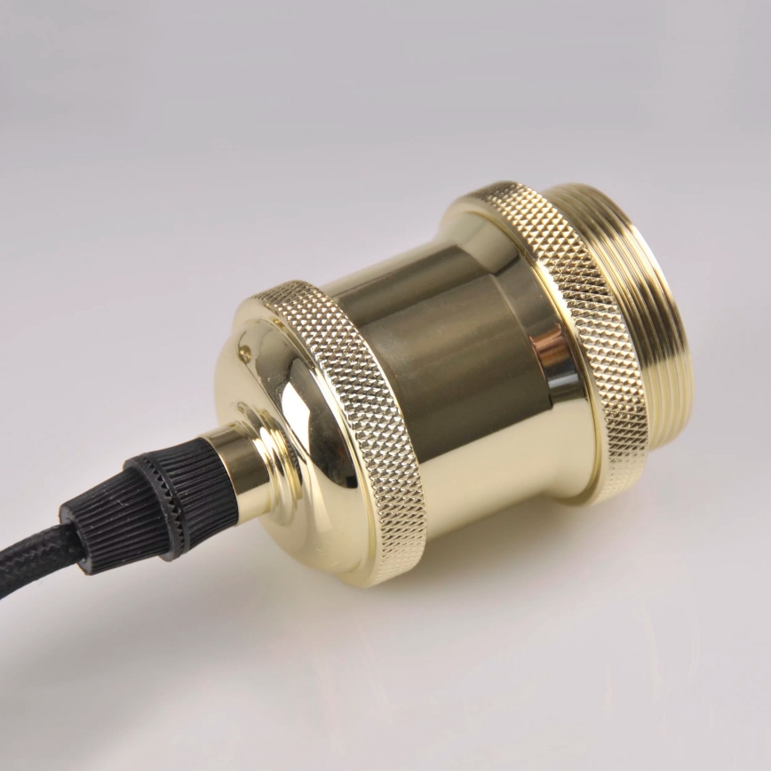 Napájecí kabel 1xE27/20W/230V zlatý