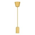 Napájecí kabel 1xE27/60W/230V beton/béžová