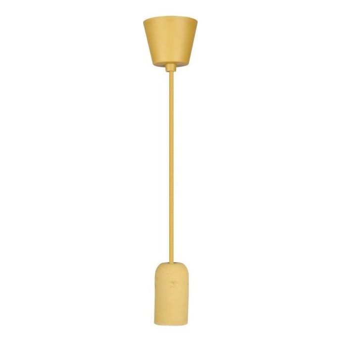 Napájecí kabel 1xE27/60W/230V beton/béžová
